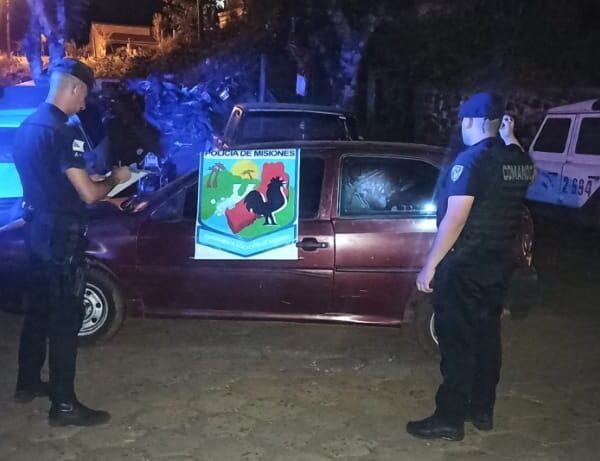 En medio de una persecución autoridades recuperaron un auto robado instantes antes en Brasil