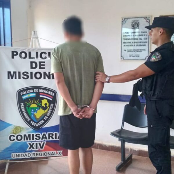 Atraparon a “Tomi”, acusado de robarle el celular a una vecina de Garupá a punta de machete