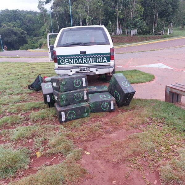 GN incautó cigarrillos por casi 900 mil pesos