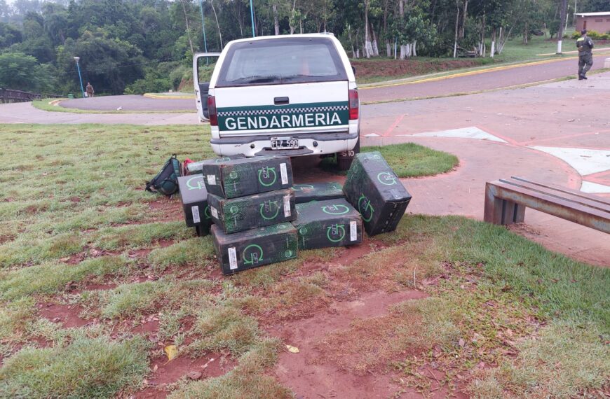 GN incautó cigarrillos por casi 900 mil pesos