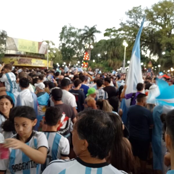 Festejos por el Mundial: “Fue un clima de fiesta real”