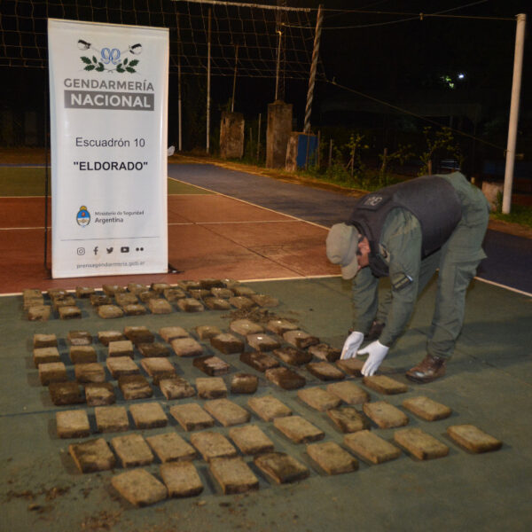 GN incautó estupefacientes por casi 20 millones de pesos