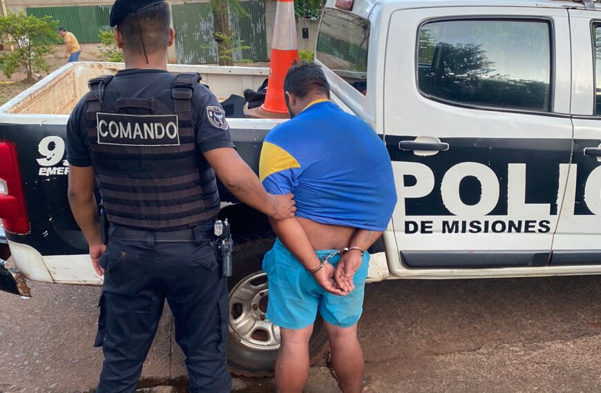 Arrestaron a una persona que sustrajo un paquete de cigarrillos a punta de cuchillo