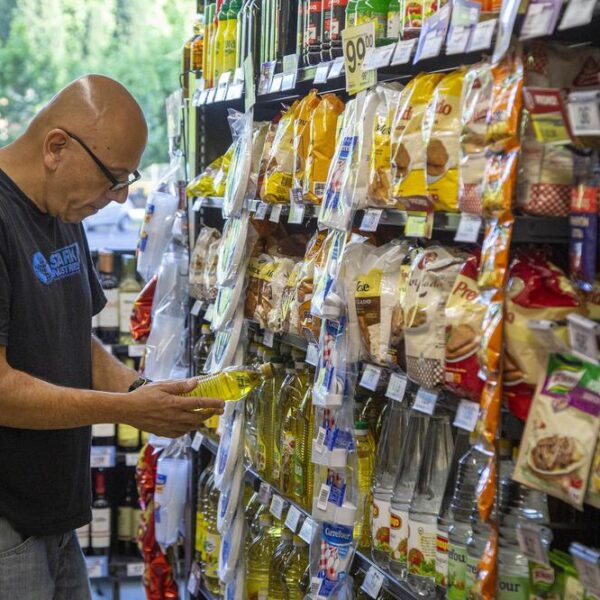 El índice de precios al consumidor bajó al 4,9% en noviembre