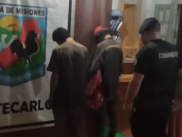 Tres roba cables fueron detenidos en Montecarlo
