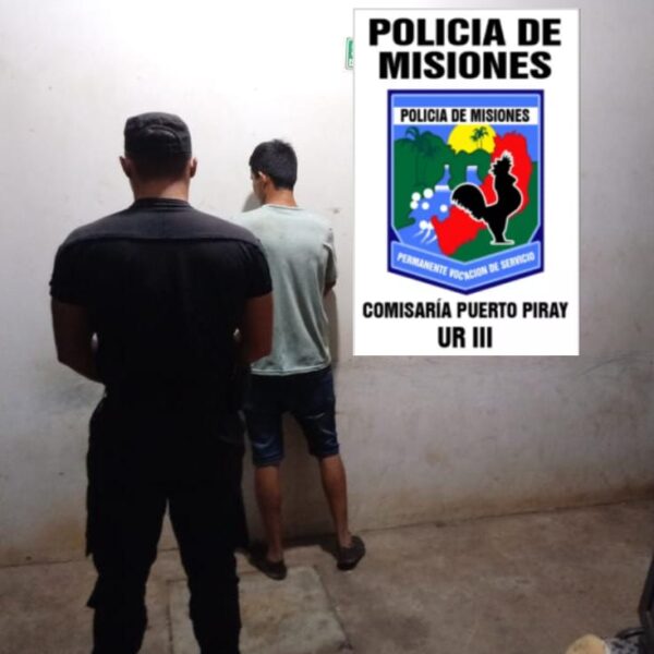 Fue detenido por incumplir una prohibición de acercamiento en Puerto Piray