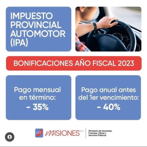 Este 2.023 el IPA recibirá una bonificación del 30%