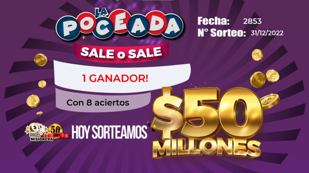 Los 50 millones de la Poceada Especial se fueron a Garupá