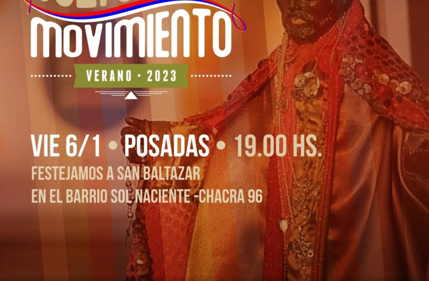 Alegría de tambores para celebrar a San Baltazar