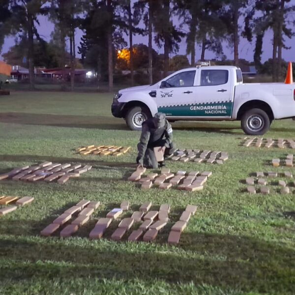Gendarmería Nacional incautó marihuana en Colonia Delicia y Santo Pipo