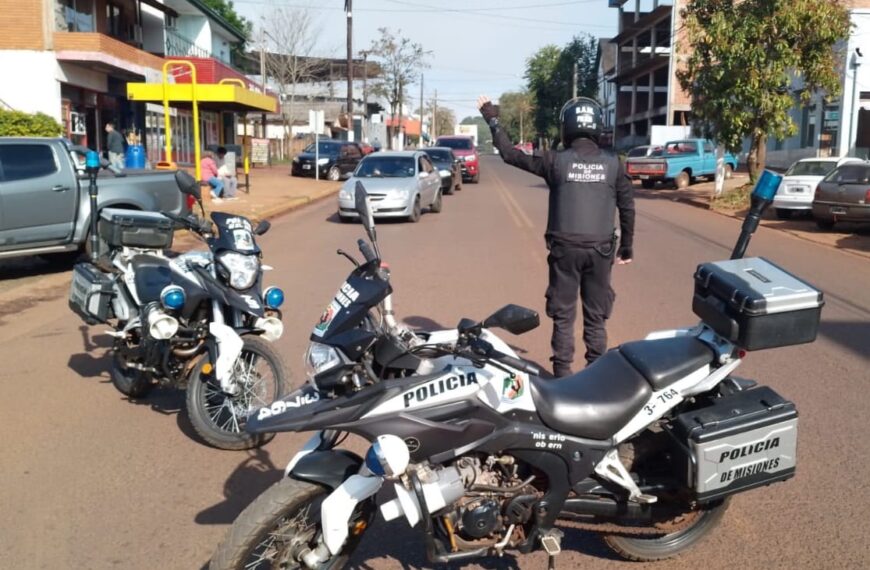 Con más de 800 motocicletas las patrullas motorizadas de la Policía refuerzan los operativos en la provincia