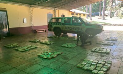 Gendarmería Nacional incautó 191 kilogramos de Marihuana en Colonia Victoria
