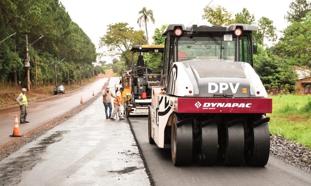 DPV está en la etapa final del asfaltado en la calle Los Cedros