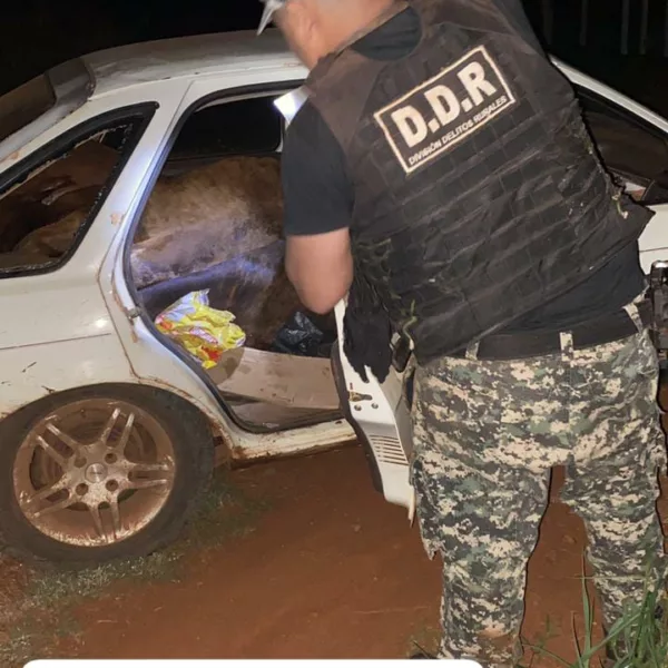 Abigeato: Policia secuestró vehículo que transportaba animales faenados