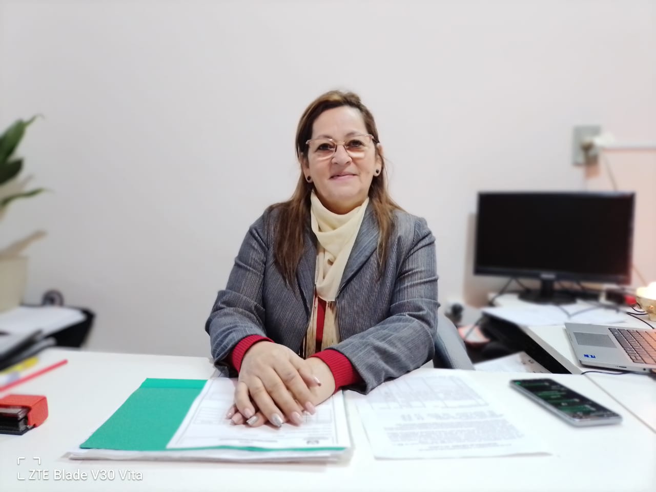 Elsa Olmedo secretaria escolar