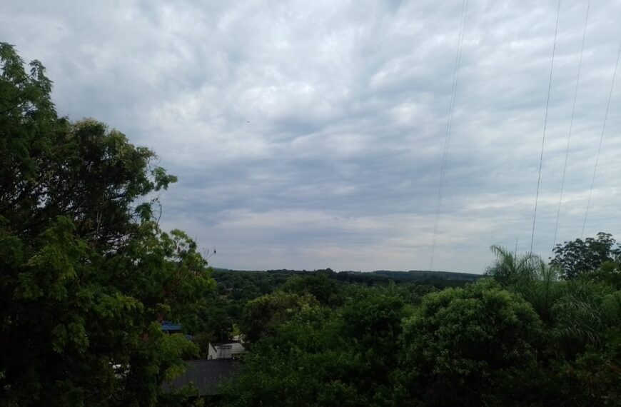 Jueves inestable con lluvias y tormentas para gran parte de la provincia