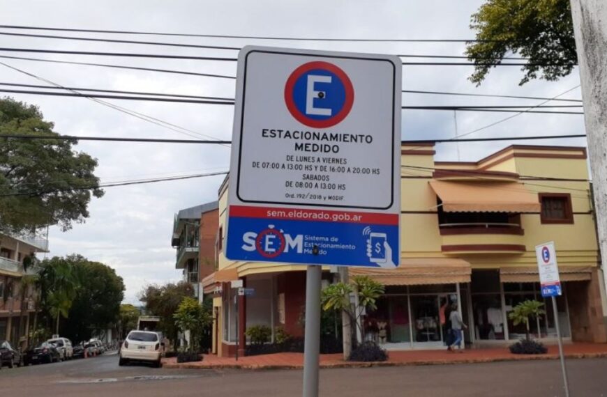 Desde este lunes 22 al 3 de enero no se cobrará el Estacionamiento Medido