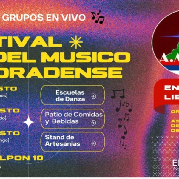 Desde este viernes se realiza el Festival Día del Músico Eldoradense