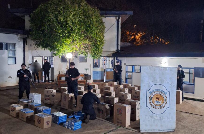 Siniestro vial sobre Ruta 17 derivó en el secuestro de una camioneta abarrotada con cigarrillos (Con video)