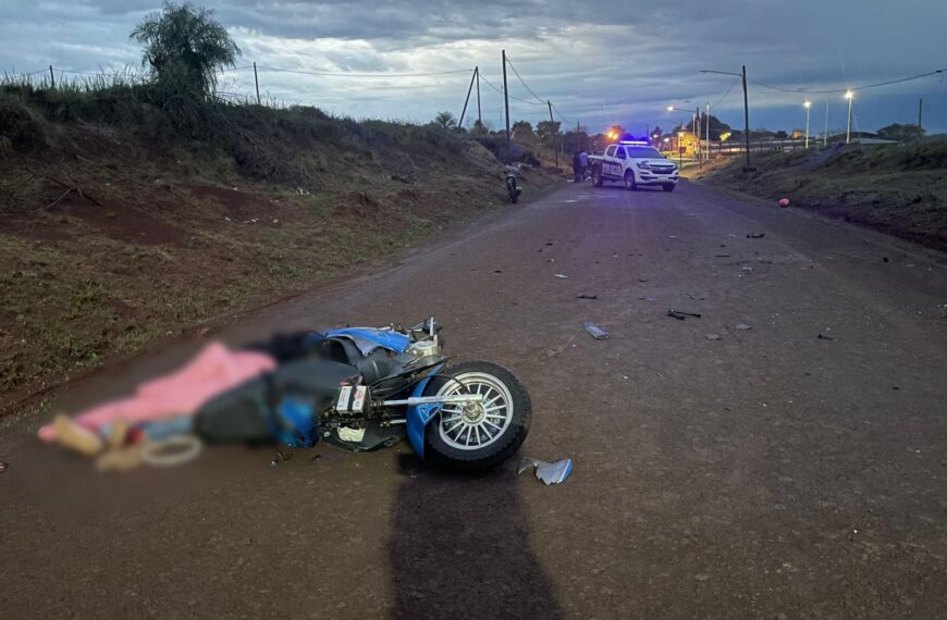 Siniestro fatal en Apóstoles: Un fallecido
