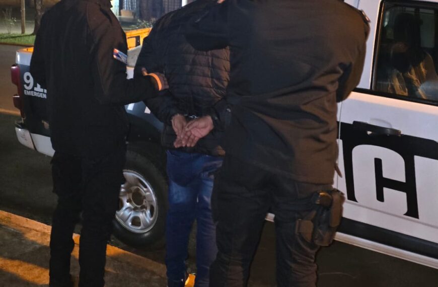 Desobedeció una orden judicial, agredió a su expareja y terminó detenido en Ruiz de Montoya
