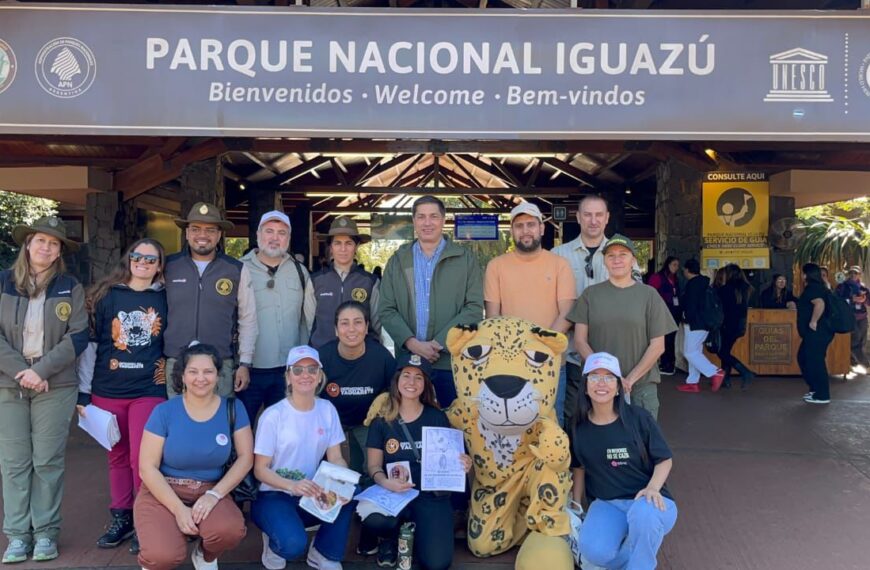 Con gran acompañamiento, cerró en Puerto Iguazú la campaña de concientización “Yo Freno Por La Fauna”