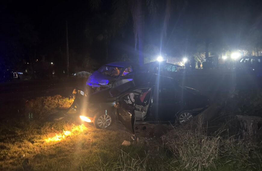 Choque fatal en El Alcázar: circulaban en un auto robado y causaron una muerte
