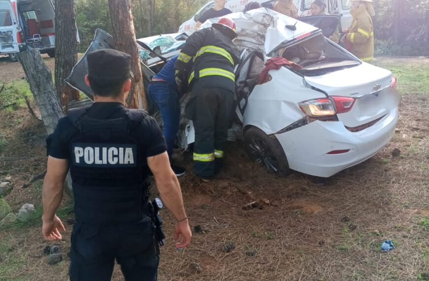 Falleció el conductor del vehículo accidentado en Dos de Mayo
