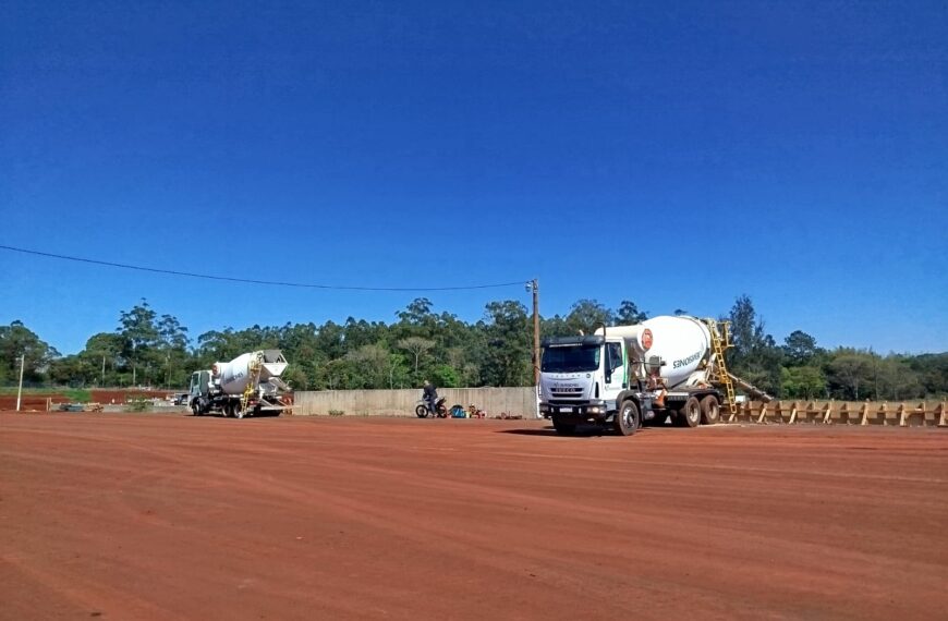 Avanzan las obras de seguridad en el autódromo del Automoto Club Enrique Seeber de cara a la carrera de octubre