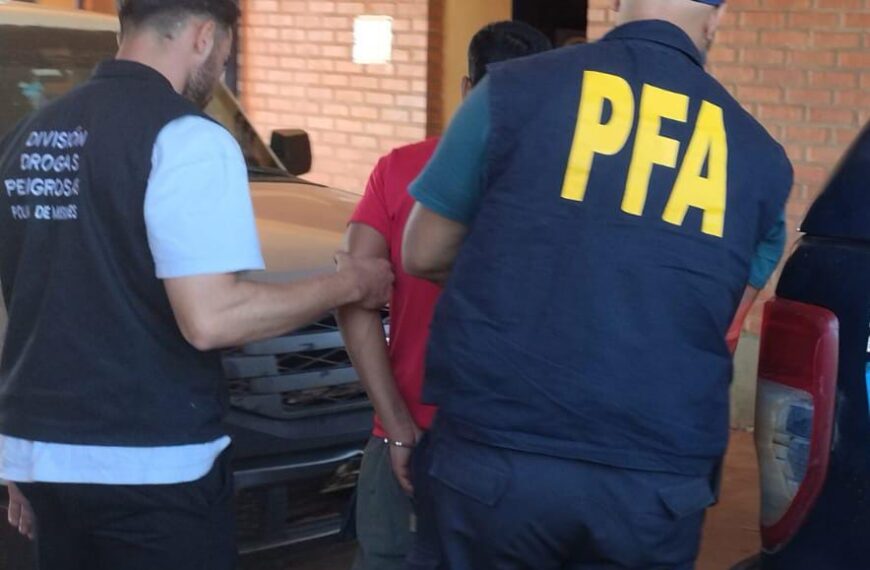 Capturaron a un narcotraficante y homicida misionero buscado internacionalmente