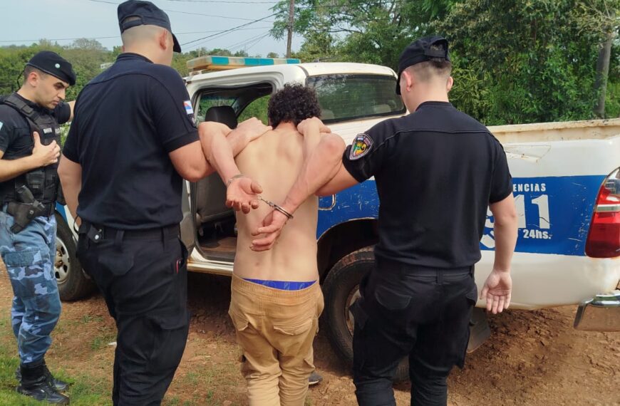 Apóstoles: Un hombre detenido tras agredir a su pareja y esconderse en el techo de la vivienda