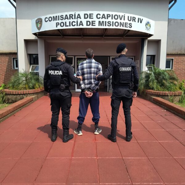 Prófugo brasileño por tráfico de armas y drogas fue capturado por la Policía en Capioví