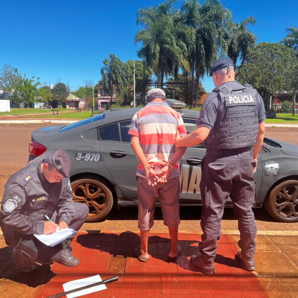 Campo Viera: la Policía detuvo a un hombre que amenazó a una jubilada con un machete