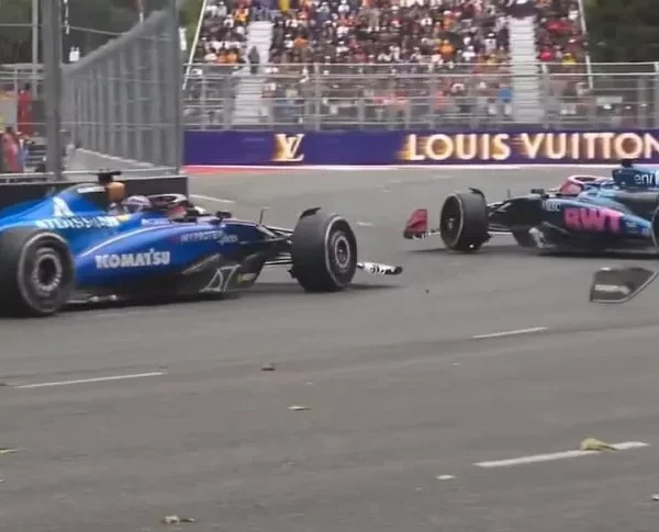 Fórmula 1: Colapinto tuvo buen ritmo, pero Albon lo chocó y le arruinó su GP de Azerbaiyán, que ganó Verstappen