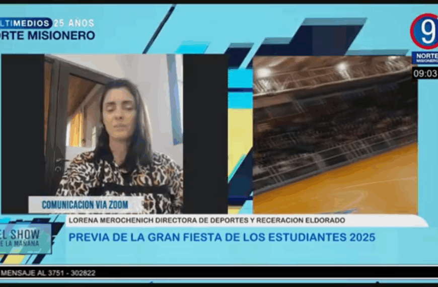 En la previa del acto clausura de las Olimpiadas Estudiantiles, la Directora de Deportes realizó un balance de esta nueva edición