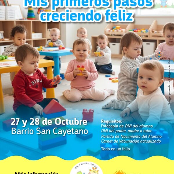 Espacios de Primera Infancia con la innscripciones abiertas