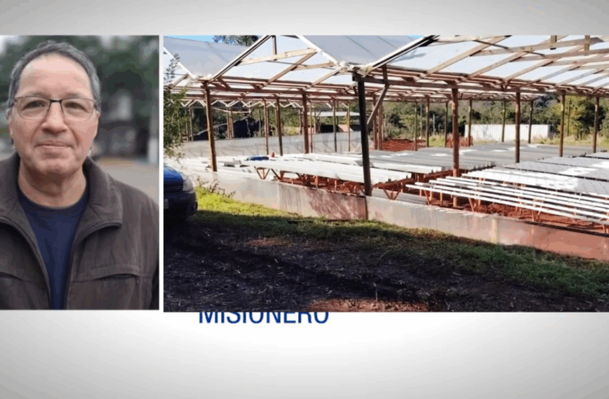 Daniel Dos Santos: “El centro de investigación y transferencia de tecnología de hidroponía es para que los interesados sean capacitados y salgan con un ayuda financiera de la provincia”