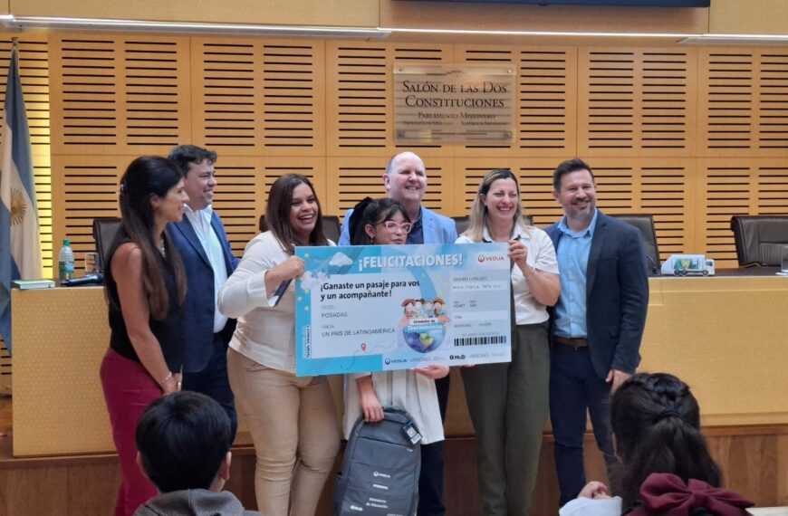 Una alumna de Itaembé Miní ganó la edición 2025 del programa de educación ambiental Alrededor de Iberoamérica