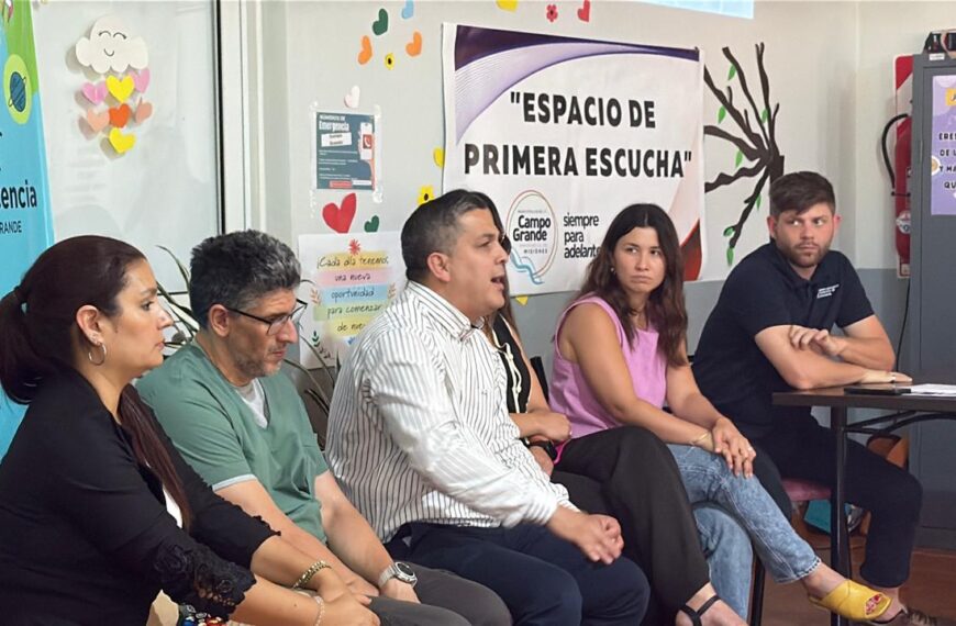 En Campo Grande se inauguró los espacios de “Primera Escucha”