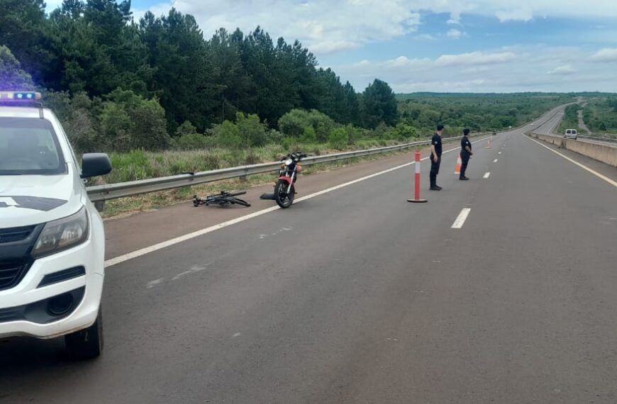 Siniestro vial en Candelaria dejó dos personas lesionadas