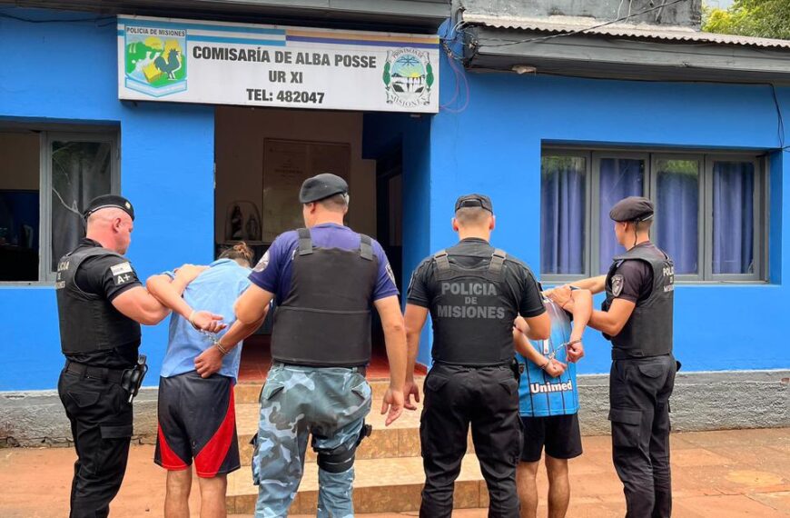 La Policía detuvo a tres hombres acusados de herir a un joven con un arma blanca en Alba Posse