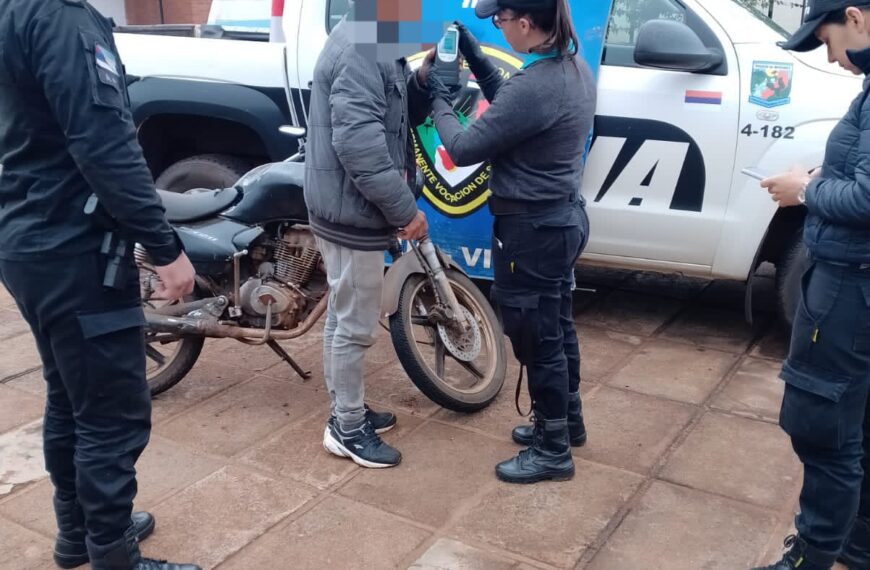 Bien temprano: conducía con 1,81 g/L y fue detenido en San Vicente