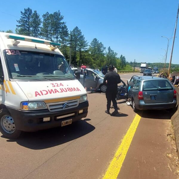 Seis heridos en dos siniestros viales, uno en Ruta 12 y otro en Ruta 14