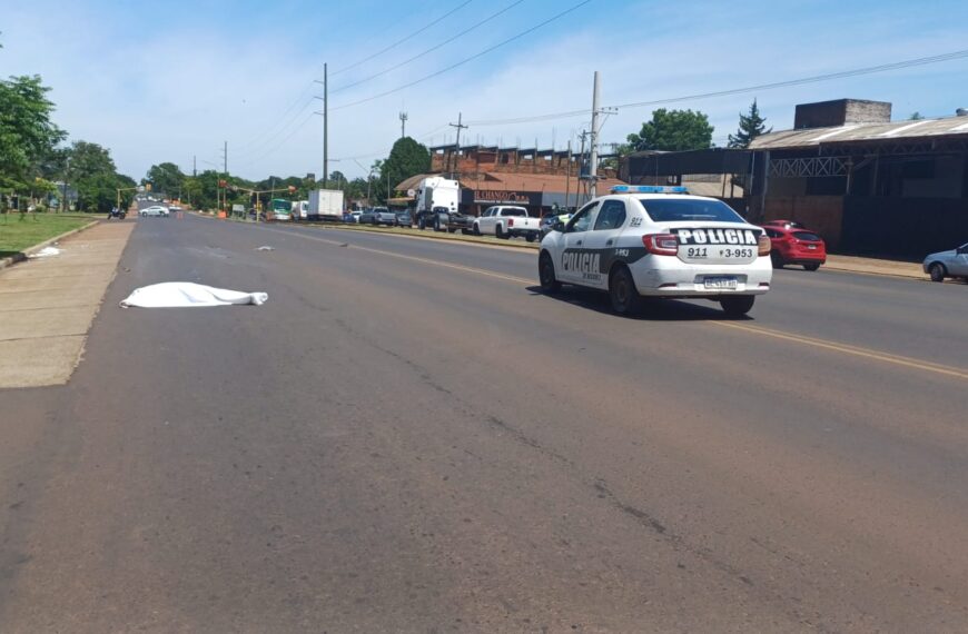 Posadas: Una mujer murió tras ser atropellada por un coche