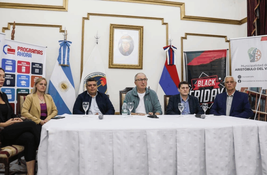 Aristóbulo del Valle lanzó una nueva edición del Black Friday para impulsar su actividad comercial