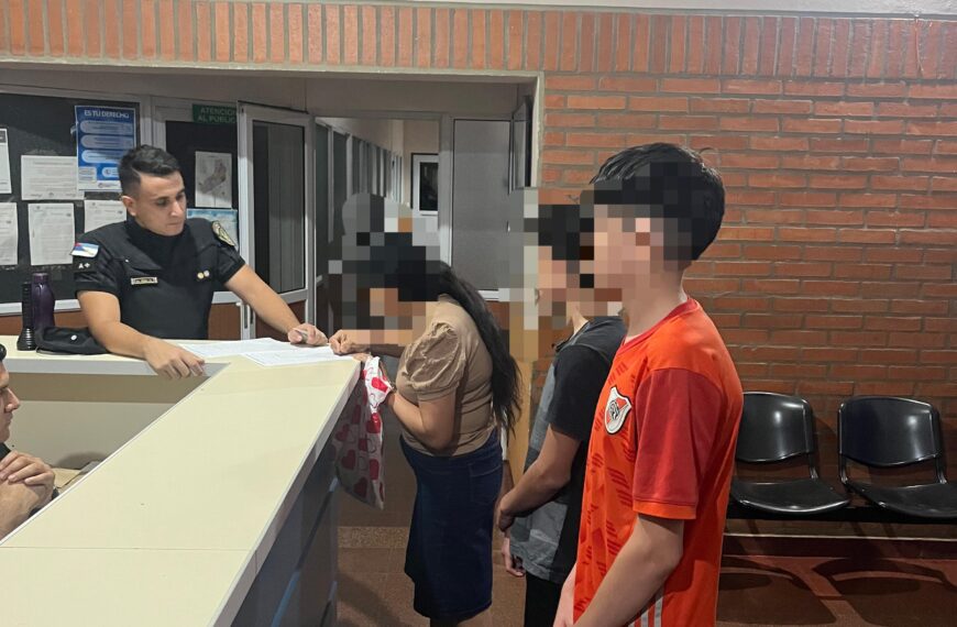 Arrojaban piedras y realizaban maniobras peligrosas: tres adolescentes demorados en 25 de Mayo