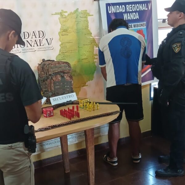 Capturaron a uno de los asaltantes del camión de reparto en la Ruta 19 de Wanda