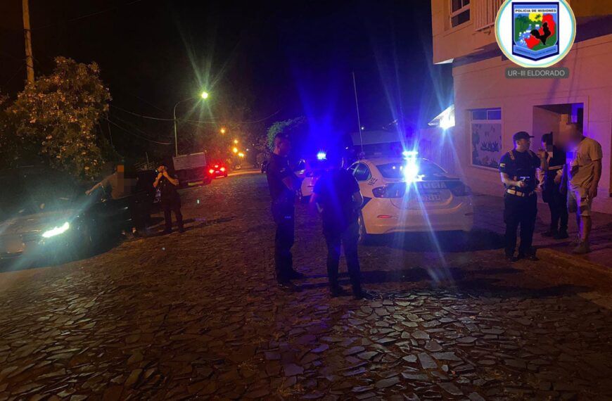 La Policía sacó de circulación a cinco conductores alcoholizados en la madrugada, dos de ellos en Eldorado
