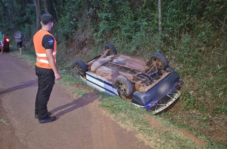 El Alcázar: siniestro vial por despiste dejó un lesionado leve