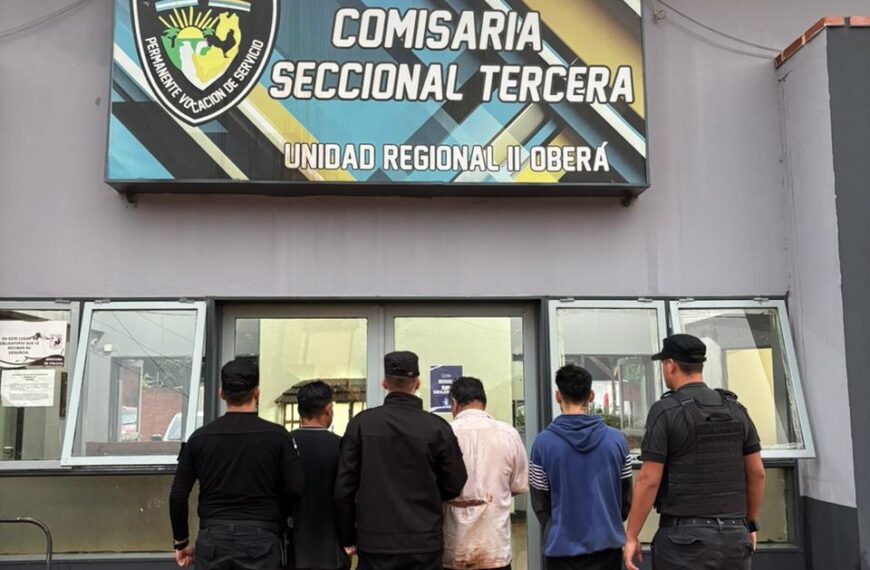 Tres detenidos por un incendio intencional en Oberá